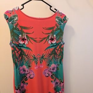 Sandra Darren Tropical Summer Dress